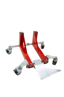 Motor-Mover motorcycle for Rear wheel | &quot;de Luxe&quot; double wheels